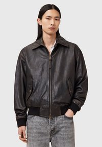 AllSaints MARCO - Skinnjacka - vintage black