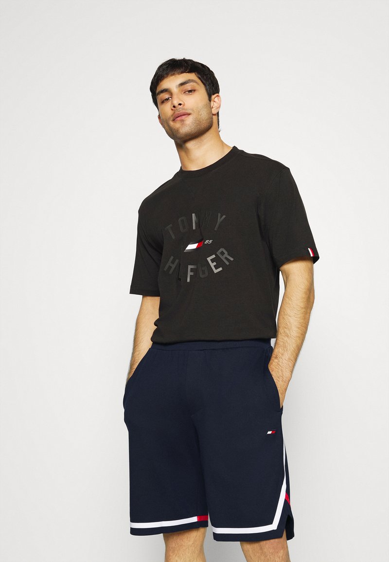 Tommy Hilfiger TRIM SHORT - Pantalón de deporte - desert sky/azul - Zalando.es