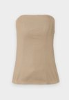 SLFBRI BUSTIER - Tops - sepia tint