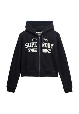 Superdry ATHLETIC ESSENTIALS RELAXED - Sweat zippé - eclipse navy