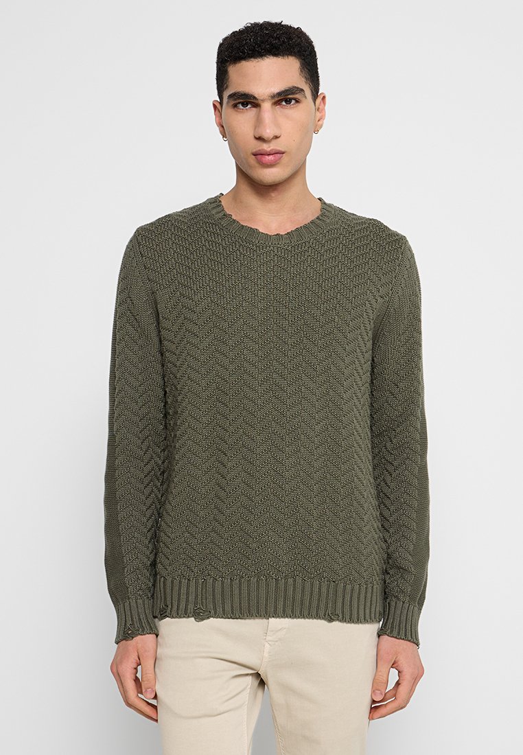 Replay Trui olijfgroen