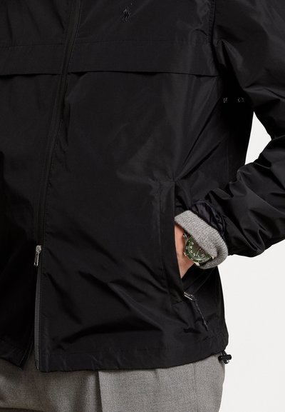 Polo Ralph Lauren FULL-ZIP HOODED JACKET - Jachetă de vară - black