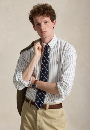 Polo Ralph Lauren CUSTOM FIT STRIPED OXFORD SHIRT - Chemise -  white/blue multi