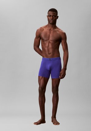 Calvin Klein Underwear, 3 PACK - Lange Boxershorts - black/blue river fog/blue river