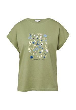 s.Oliver, T-SHIRT - T-Shirt print - olivgrün