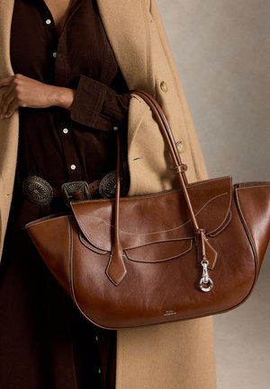Polo Ralph Lauren, POLO BLAZE LARGE SHOULDER BAG - Cabas - chestnut