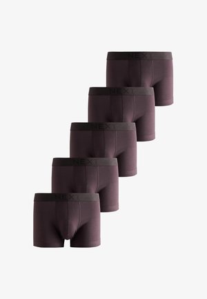 Next, REGULAR FIT - HIPSTER TRUNKS 5 PACK . - Krátke boxerky - burgundy red