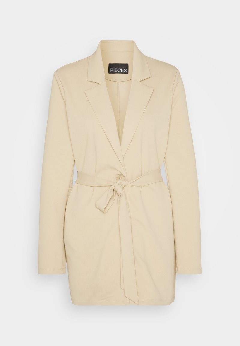 Pieces Cappotto corto beige