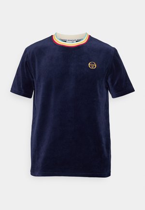 Sergio Tacchini SLICE TEE - Basic T-shirt - maritime blue/gold