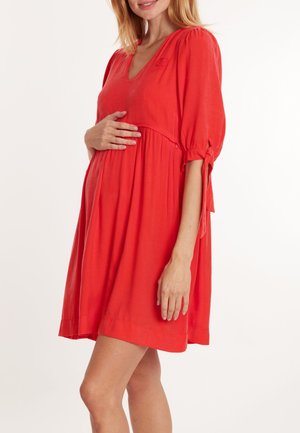 MATERNITY SHORT AMY - Freizeitkleid - coral