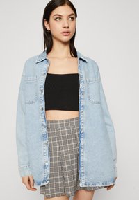 Noisy May - Nmalva L/S Denim Shacket Az386Db - 4532250 Dark Blue Denim