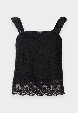 Vero Moda, VMHONEY FRILL SINGLET - Top - black