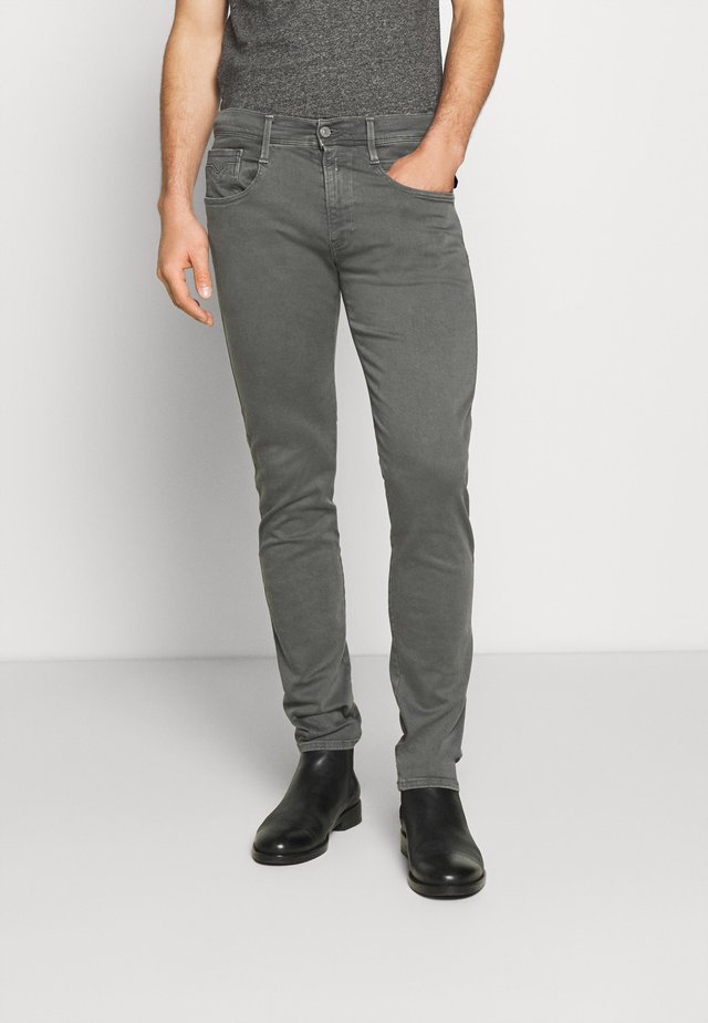 ANBASS - Jean slim - grey mouse