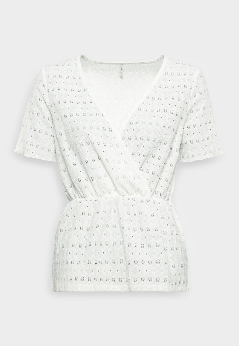 ONLY Tall ONLROSALINE WRAP - Μπλούζα - cloud dancer