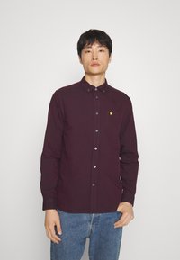 Lyle & Scott REGULAR FIT LIGHT WEIGHT OXFORD - Camisa - glenshee plum