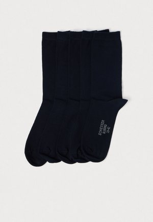 5 PACK DAMENSOCKEN - Zeķes - nachtblau