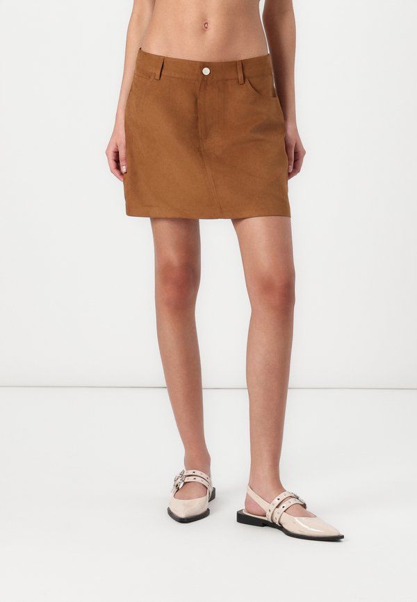 ONLSANDI - Mini skirt - toffee
