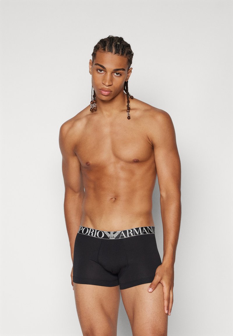 Emporio Armani TRUNK 3 PACK - Ozke boksarice - nero/black