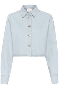 DENIA SHORT SHIRT - Skjortebluse - light blue washed
