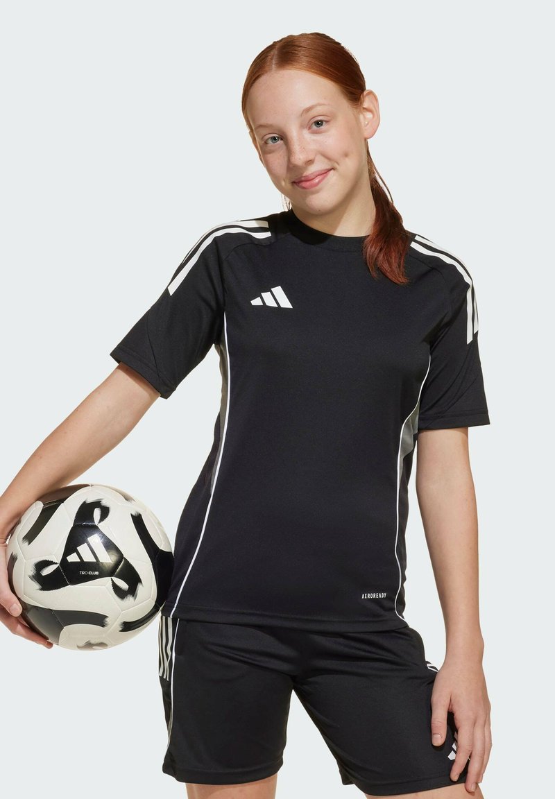 adidas Performance - TIRO 25 COMPETITION KIDS - Sport T-Shirt - black team grey four, Vergrößern