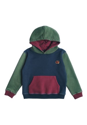 COLOR BLOCK UNISEX - Kapuzenpullover - navy blue