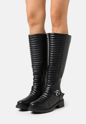 WIDE FIT TROPEZ - Cowboy/Biker boots - black