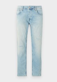 JJIMIKE JJCOLE - Straight leg jeans - light blue denim