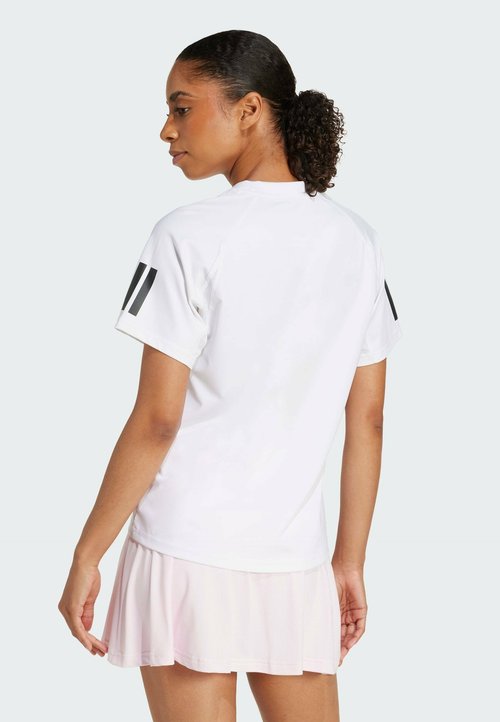 adidas Women's Club 3-Stripes Climacool T-Shirt White — foto 2