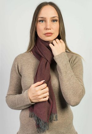 Dalle Piane Cashmere Sjaal - bordeaux