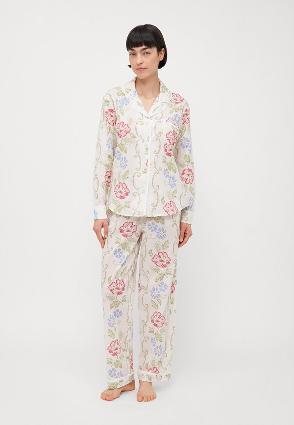 WOMENS LONG  - Pyjama set - dorothea cream