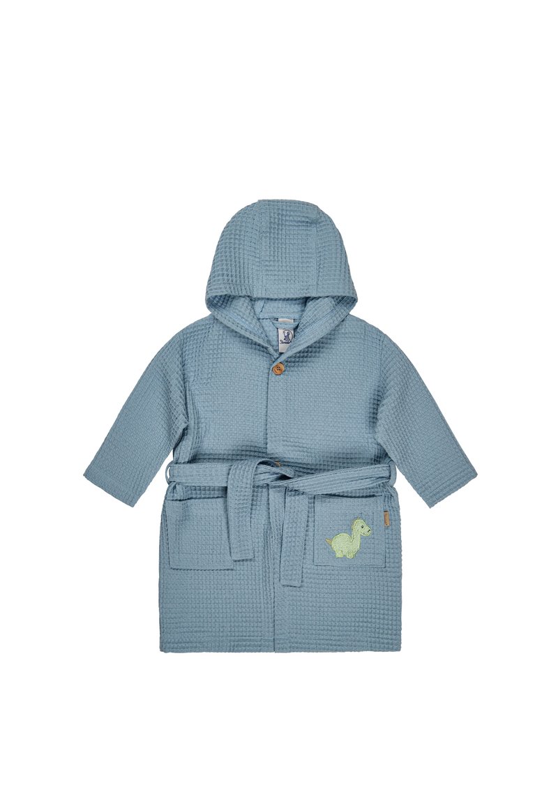 Sterntaler DINO REXI - Dressing gown - dunkelblau meliert