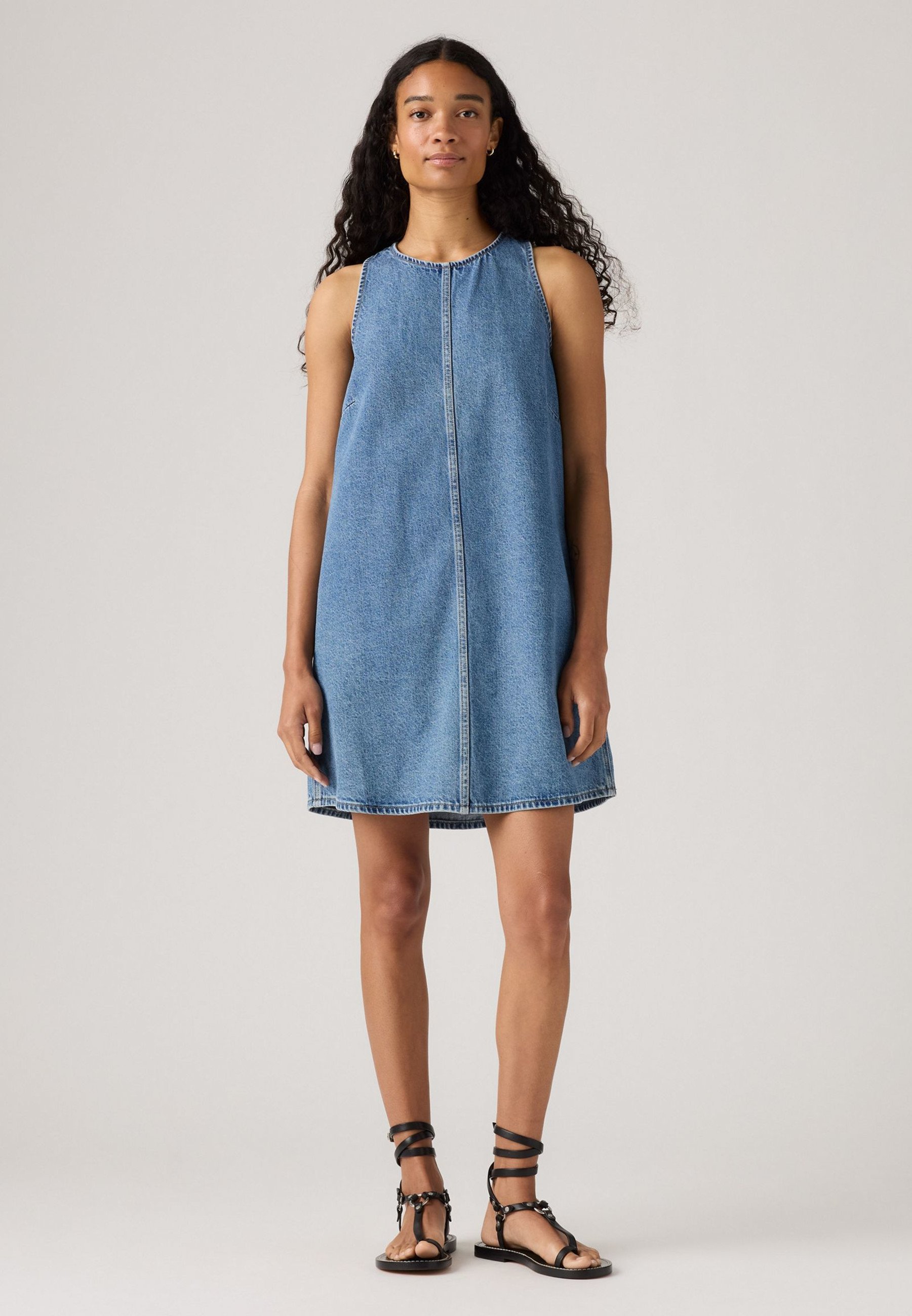 Levi's® WILDFLOWER DRESS - Denim dress - wild bloomer/blue