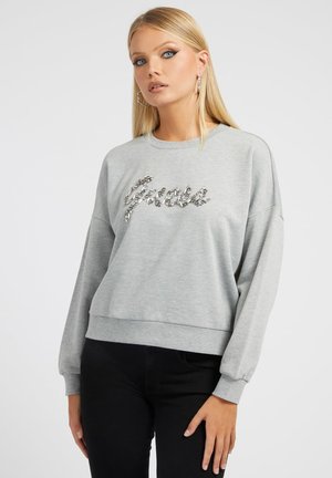 LOGO STRASSSTEINE - Sweatshirt - mehrfarbig grau