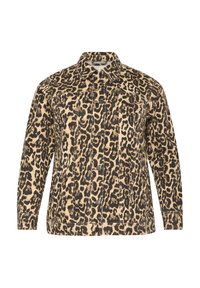 KCLEONOMA - Jachetă din denim - naturel leopard print