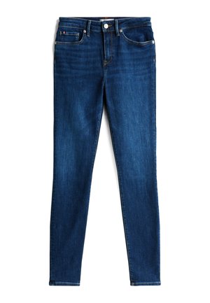 Tommy Hilfiger NOS COMO SKINNY RW DARK BLUE - Vaqueros pitillo - nos dark blue