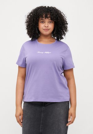 CLASSIC SCRIPT TEE - T-Shirt print - lavender ash