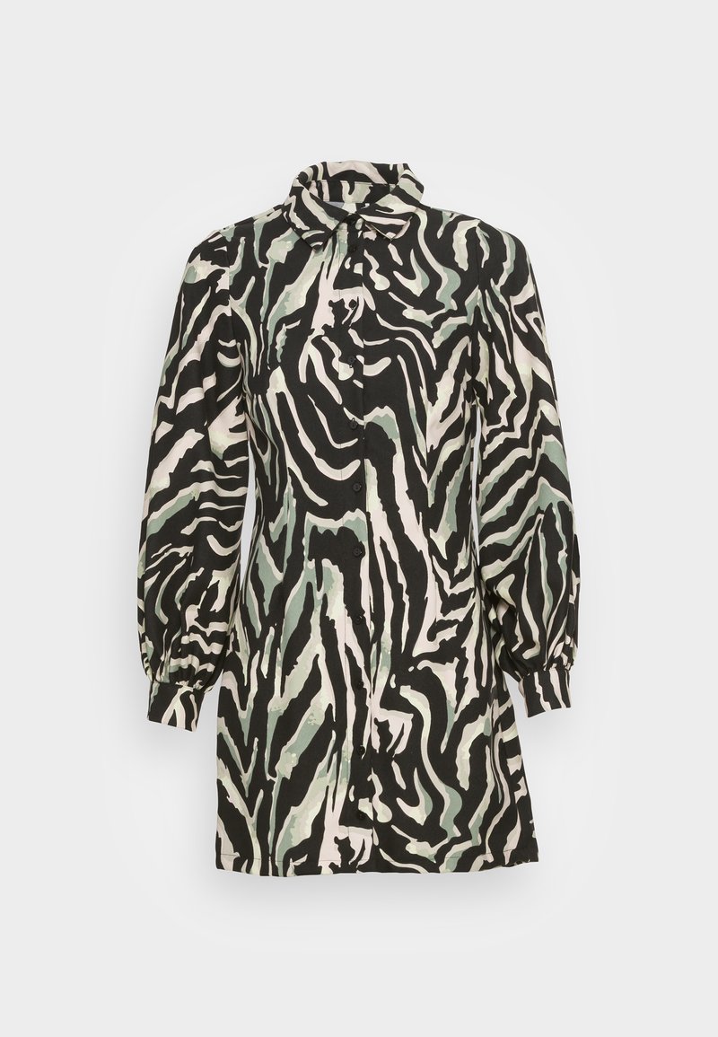 Damen Freizeitkleider | Vero Moda VMGABY SHORT DRESS Blusenkleid green/birch/black/grün - GM06972 Damen Freizeitkleider | Vero Moda VMGABY SHORT DRESS Blusenkleid green/birch/black/grün - GM06972