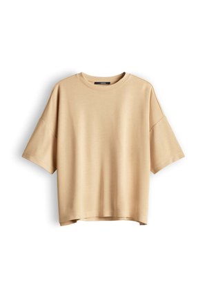 someday., OVERSIZED SOFT TOUCH - T-shirt basic - honey beige