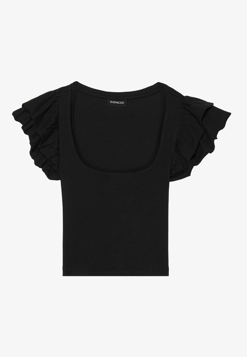 Even&Odd T-shirt basic zwart