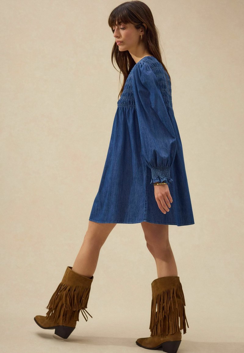 Next TALL - Denim dress - mid blue/blue - Zalando
