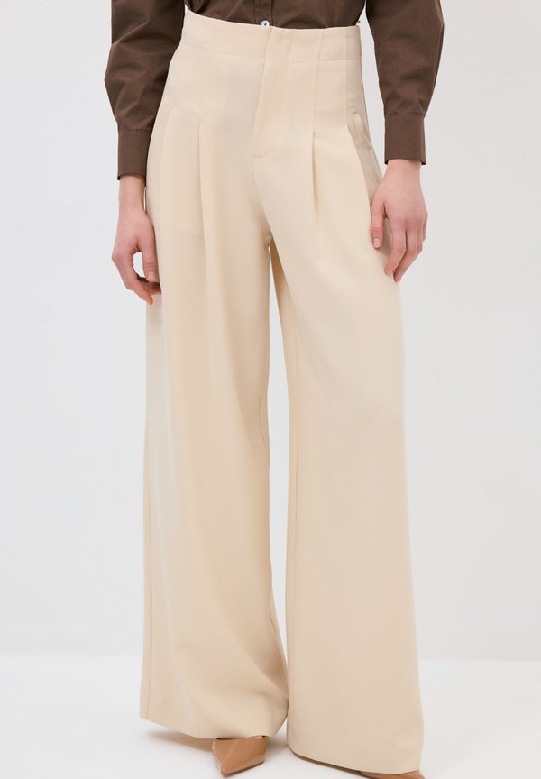 PLEATED  - Stoffhose - Vanilla