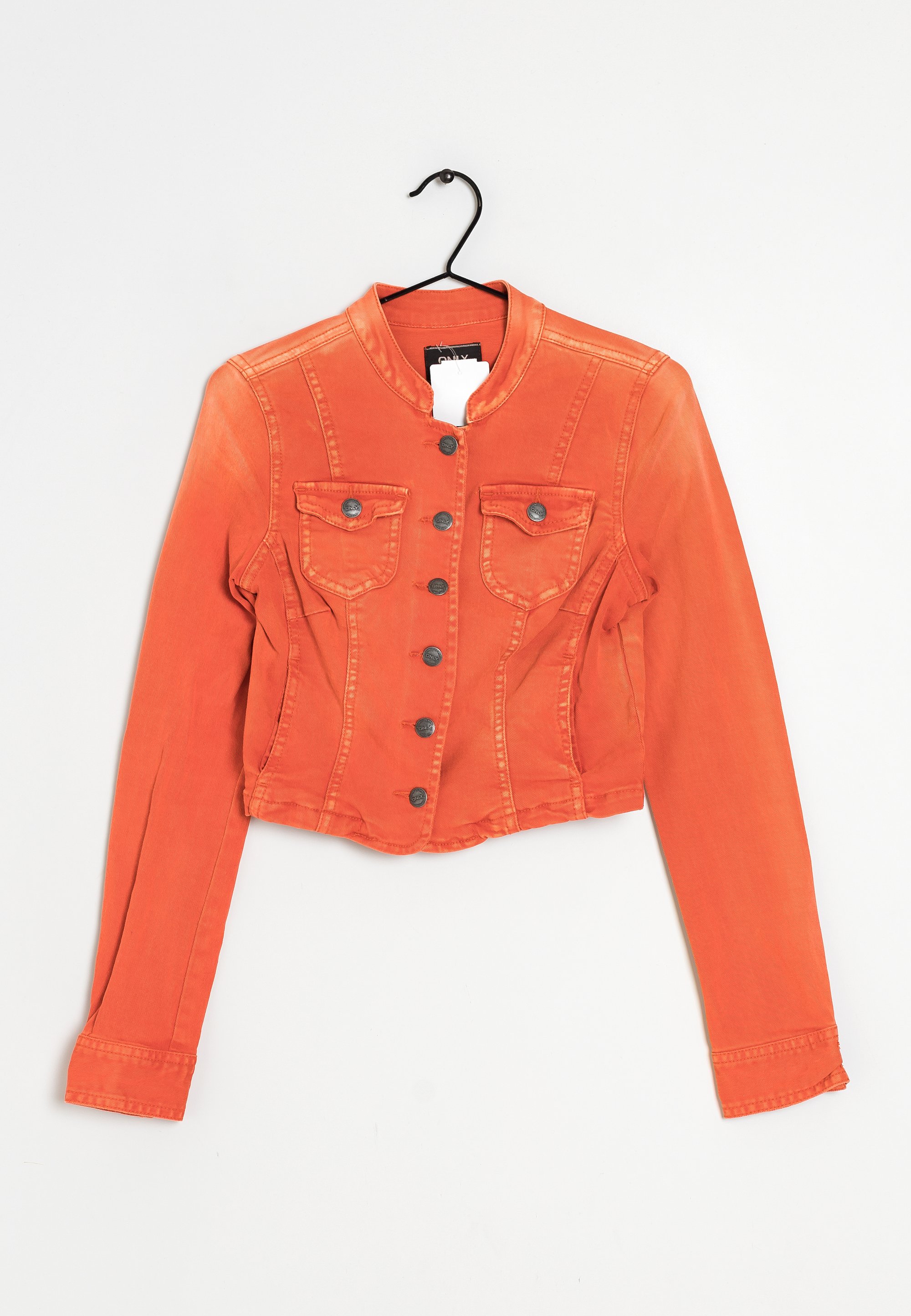 zalando veste en jeans orange