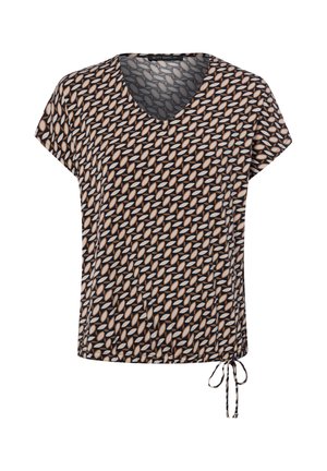 Betty Barclay, BETTY BARCLAY SHIRT UNISEX - T-Shirt print - beige marine