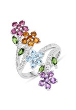 Bague Bandeau En Argent Sterling 925 Avec Zirconium Cubique - Rafaëla Donata Pour Femme