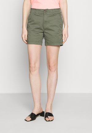 Shorts - mottled turquoise