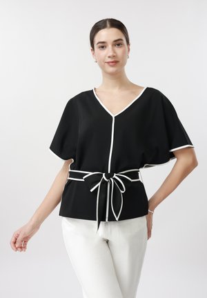 Anna Field Nyomott mintás póló - black