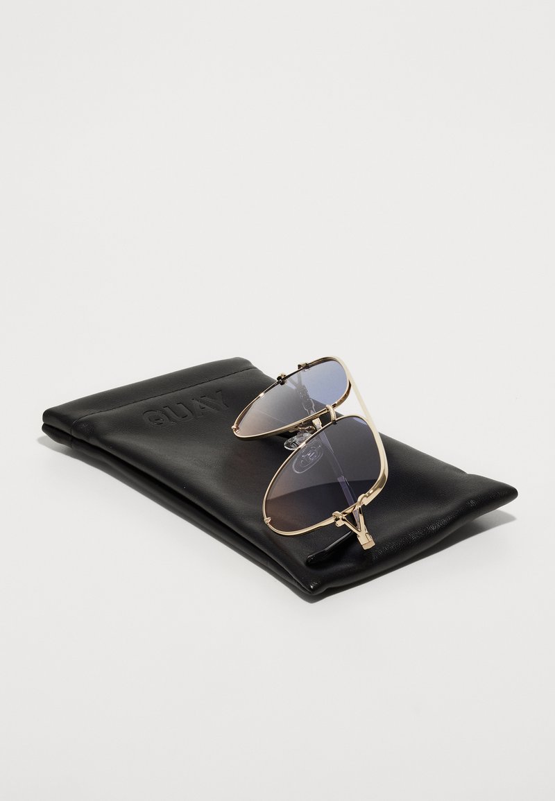 QUAY AUSTRALIA HIGH KEY TWIST - Sunglasses - gold-coloured 