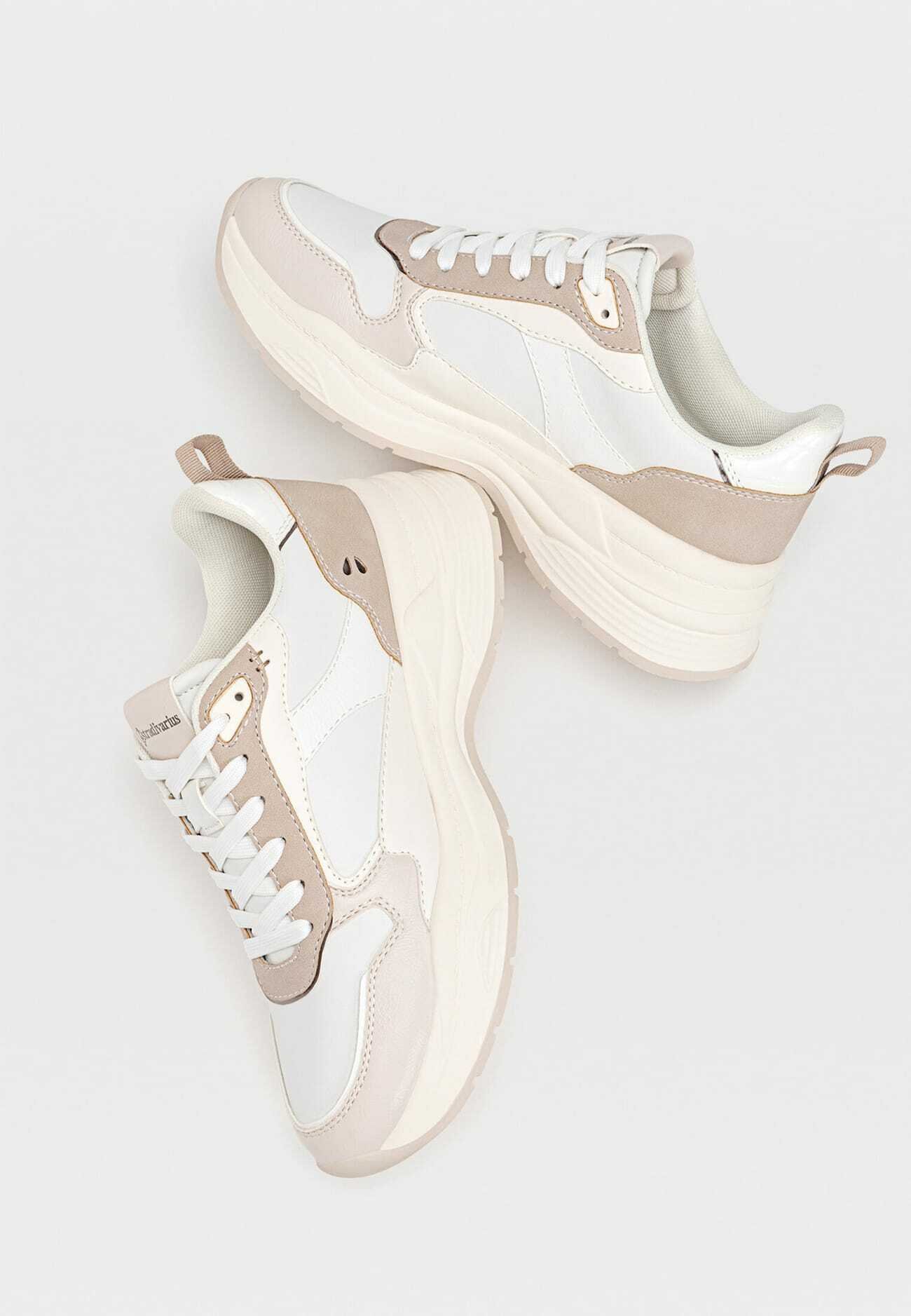 stradivarius chunky trainers