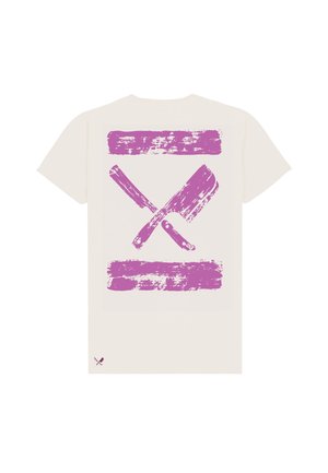 Distorted People, INKED CLASSIC CREW NECK - Print T-shirt - whisper white