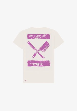 Distorted People, INKED CLASSIC CREW NECK - T-shirt imprimé - whisper white